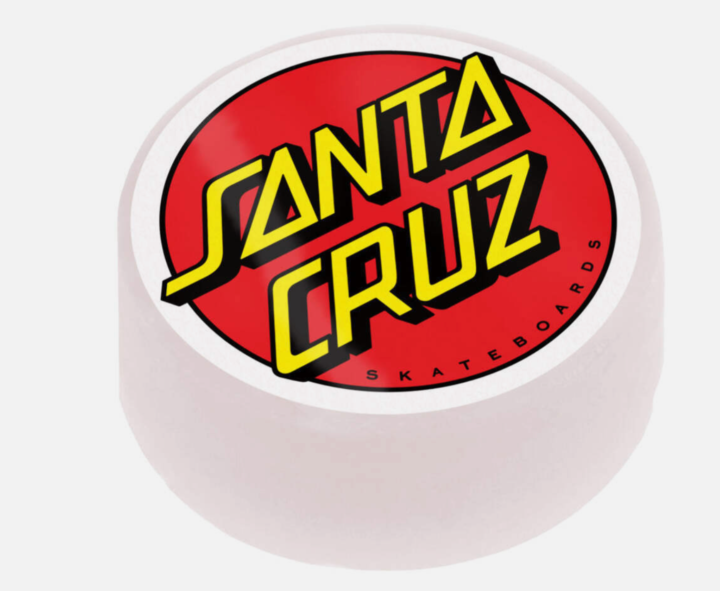 Santa Cruz Skateboard Wax Classic Dot White
