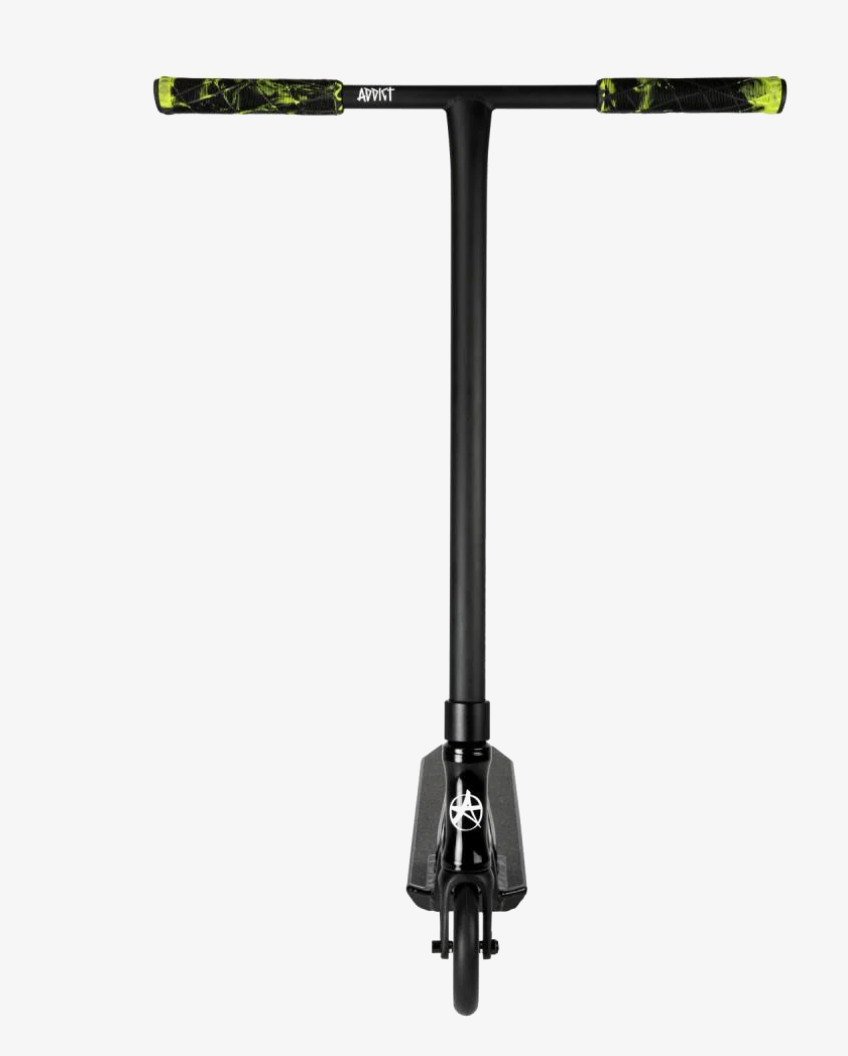 ADDICT BURNER GLITCH COMPLETE STUNT SCOOTER - BLACK/BLACK