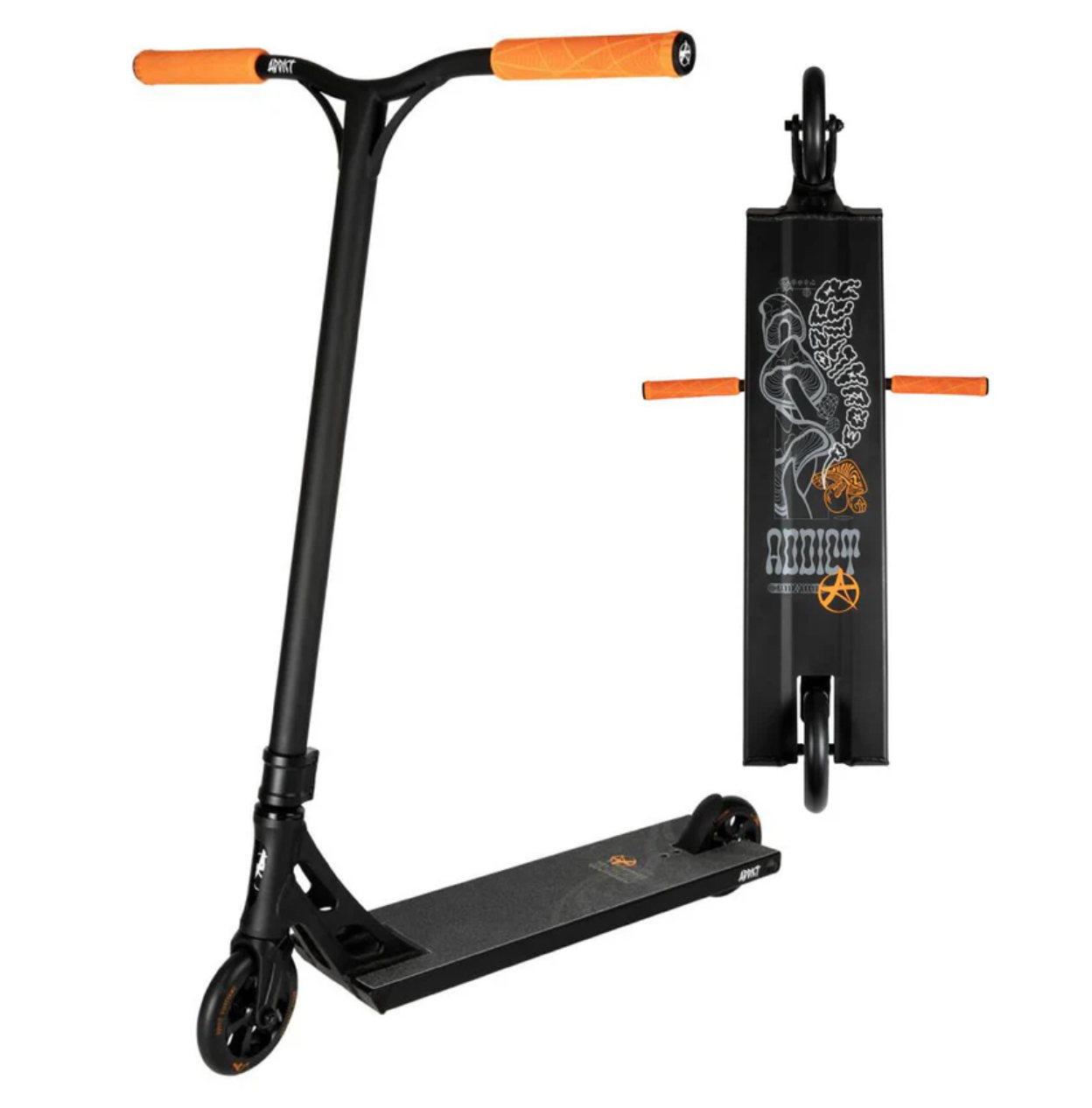 Addict equalizer haze complete stunt scooter - black / black
