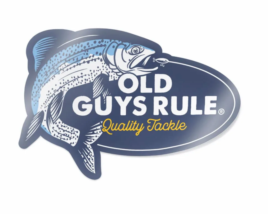 Old Guys Rule 'QUALITY TACKLE' Sticker