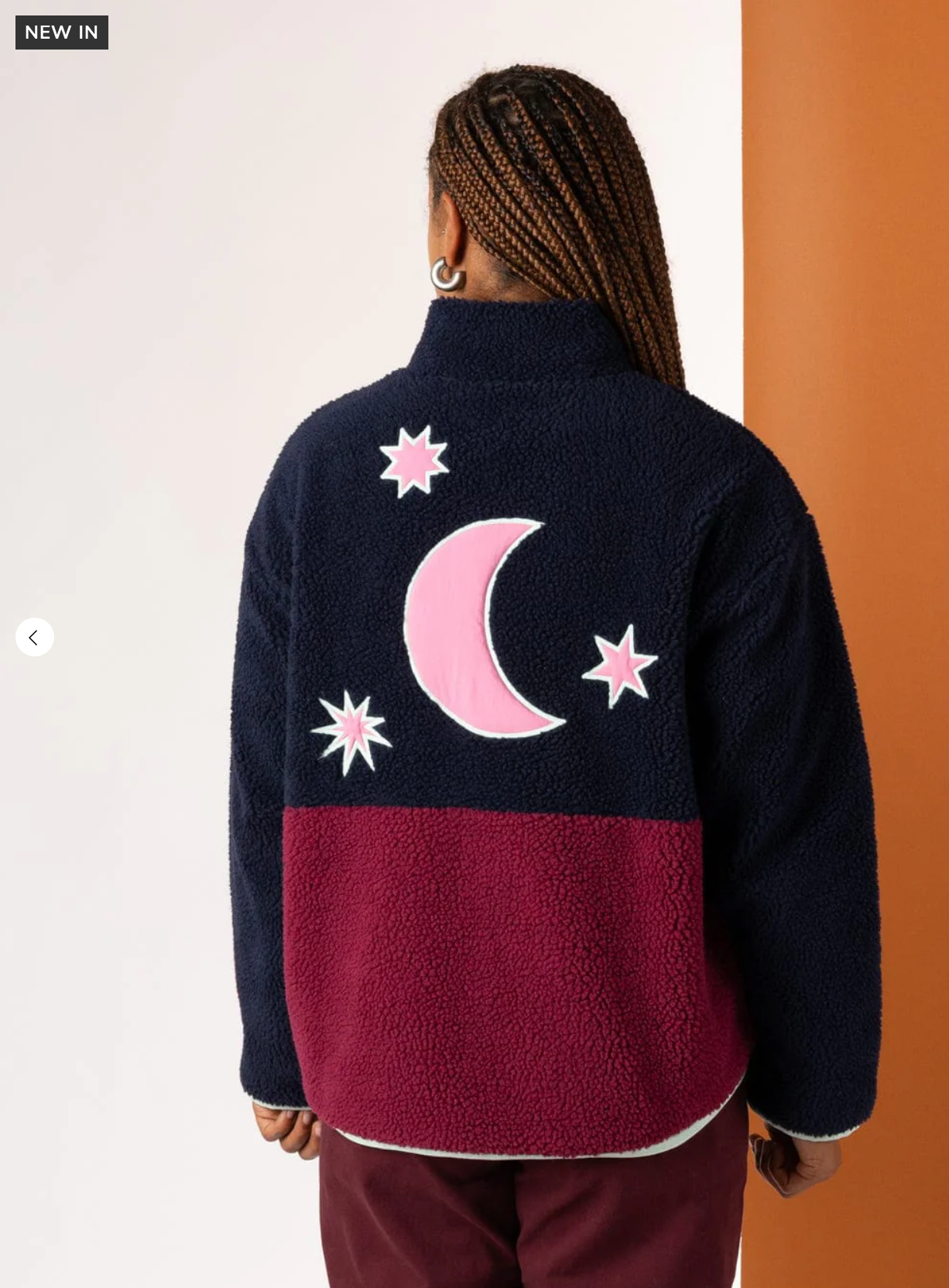 SALTROCK Emery Star - Womens Zip Fleece - Blue/Pink