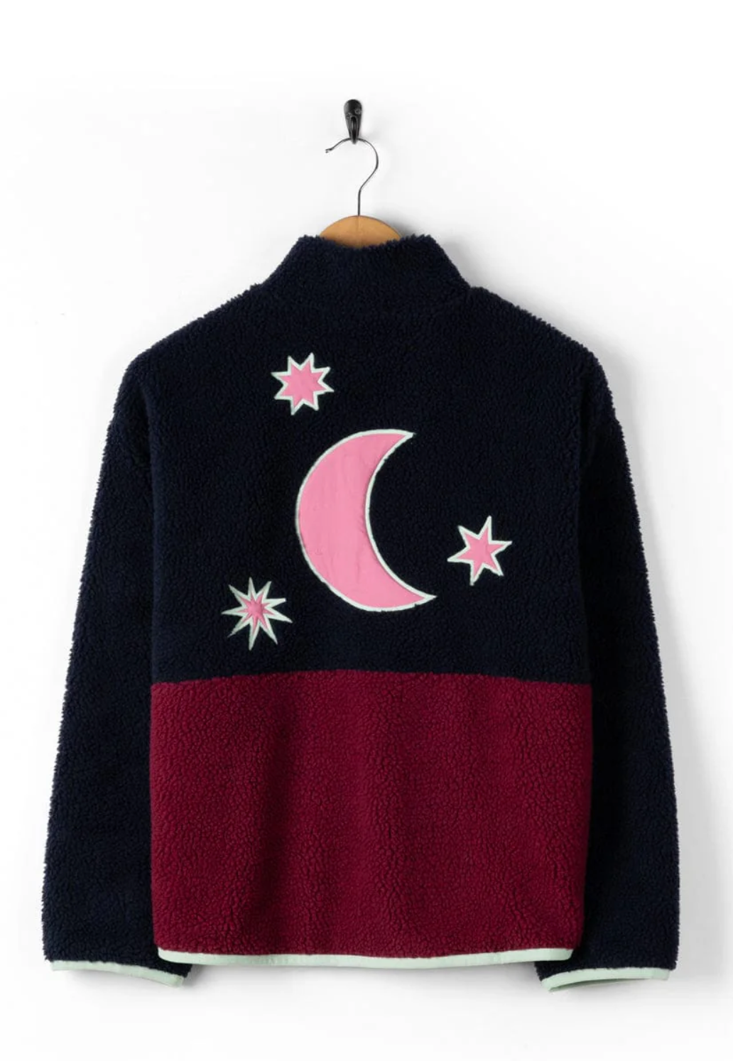 SALTROCK Emery Star - Womens Zip Fleece - Blue/Pink