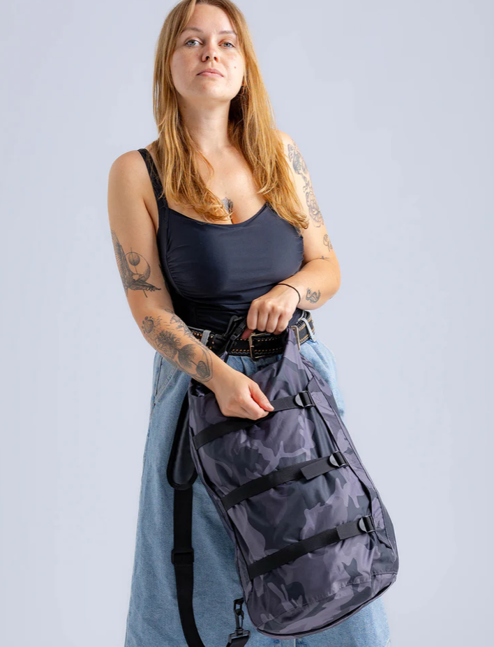 Dryrobe Black Camo Compression Travel Bag