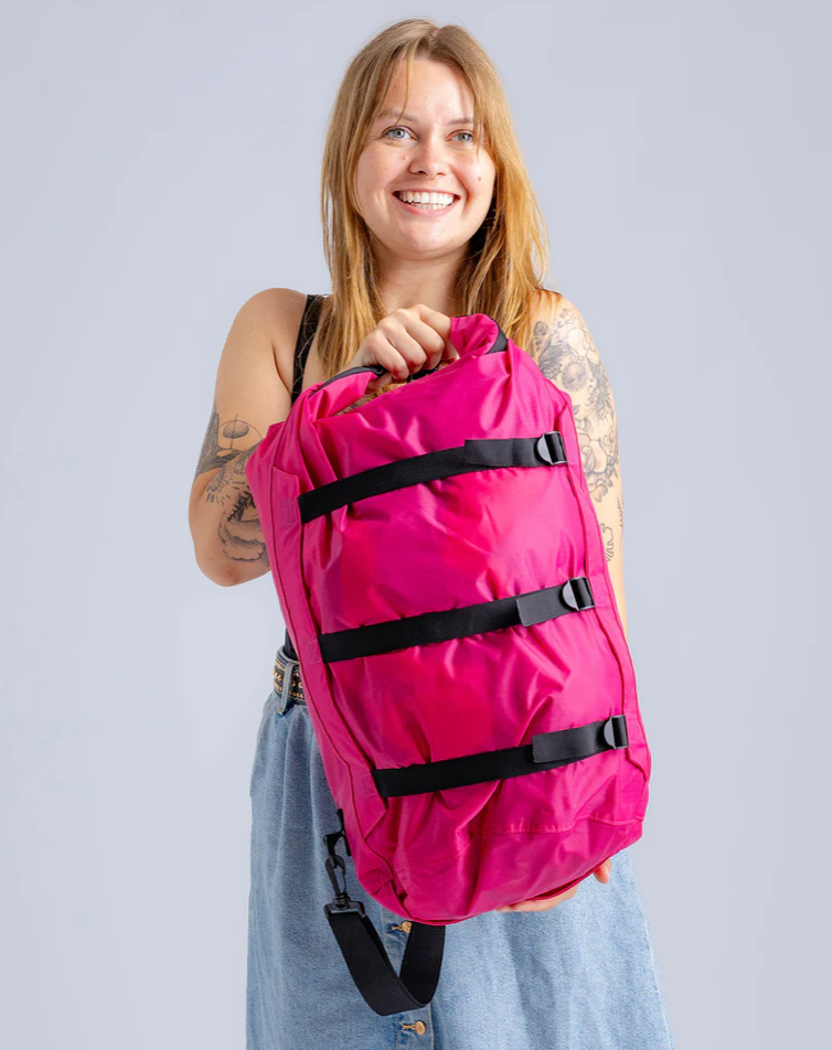 Dryrobe Pink Compression Travel Bag