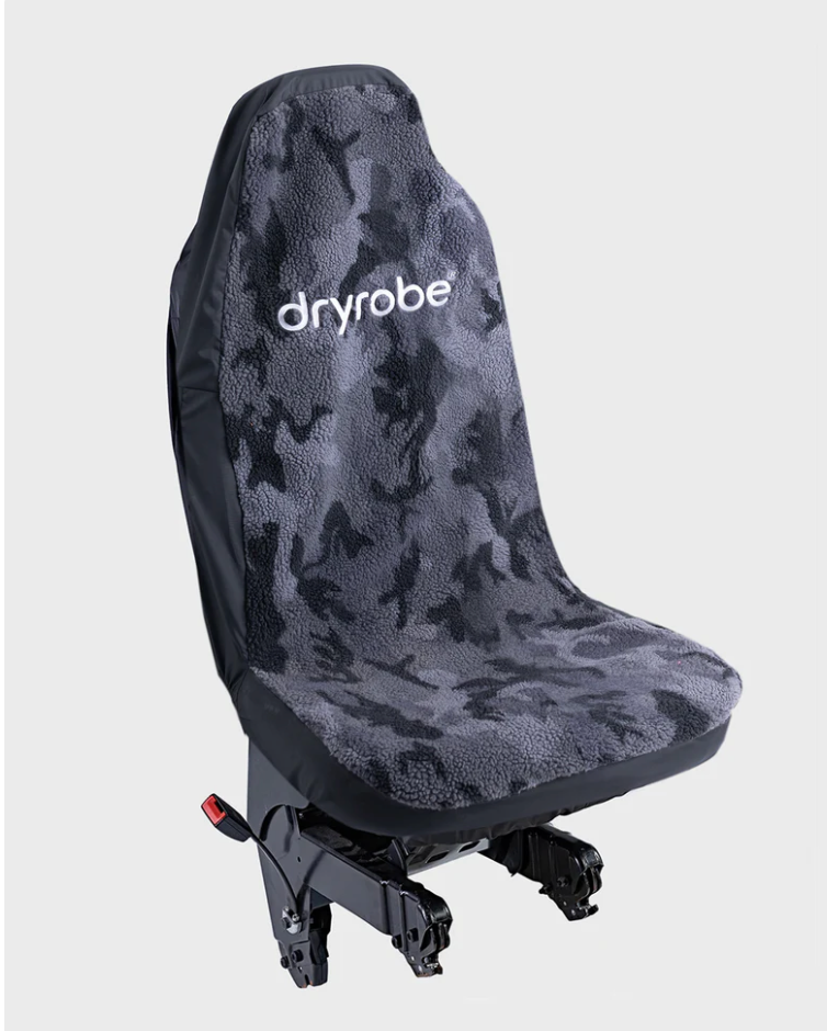 Dryrobe Camo Black Single Car Seat Cover