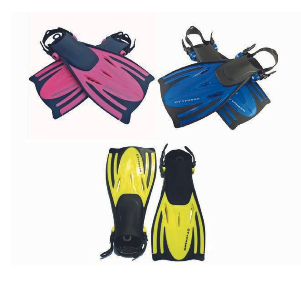 Typhoon Kids T-jet Adjustable Fins- pink