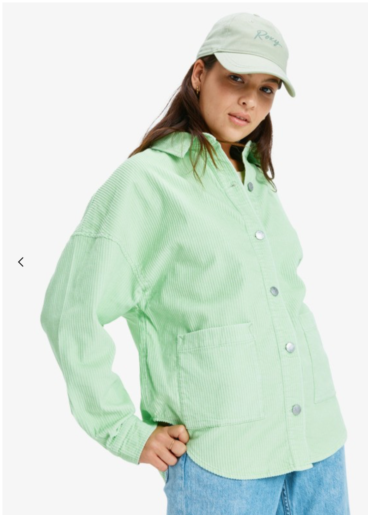 ROXY Kick Back Washed - Oversized Corduroy Jacket for Women