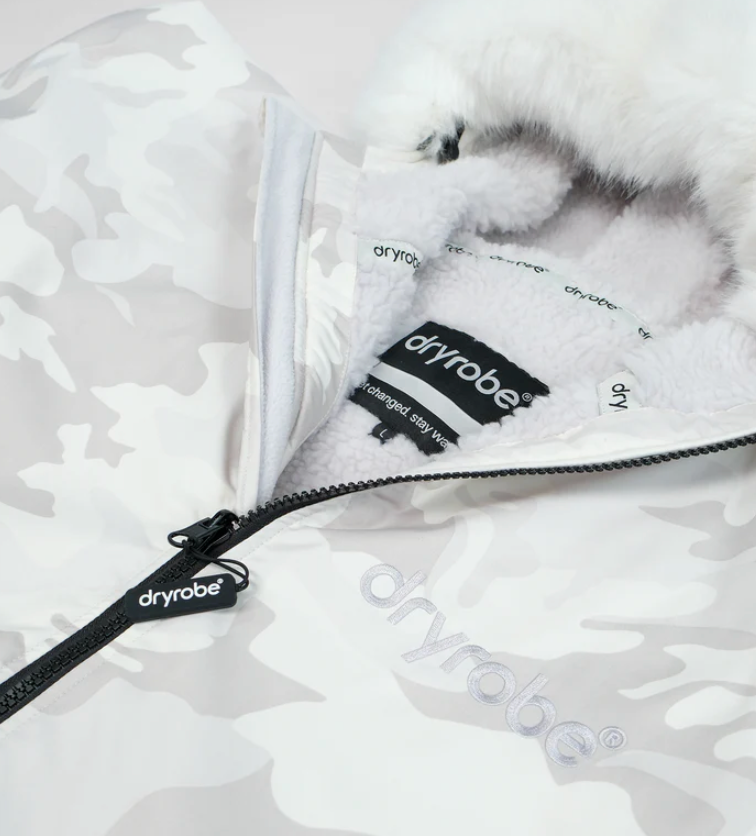 Alpine White Camo Advance Changing Robe