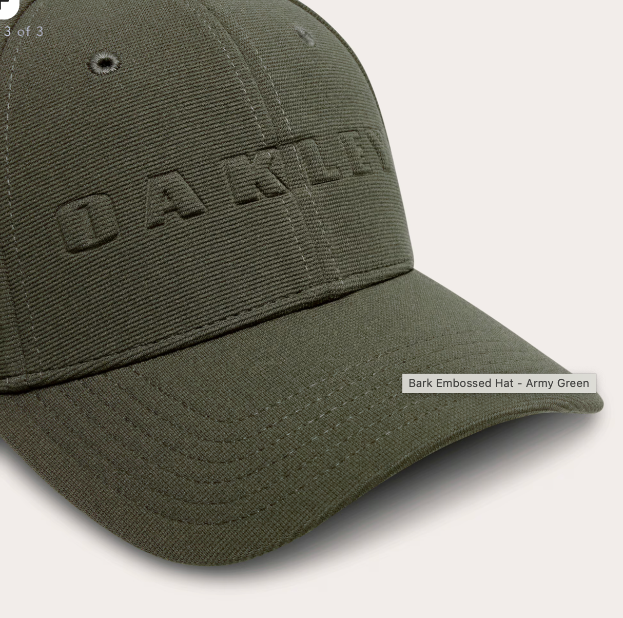 OAKLEY Bark Embossed Hat