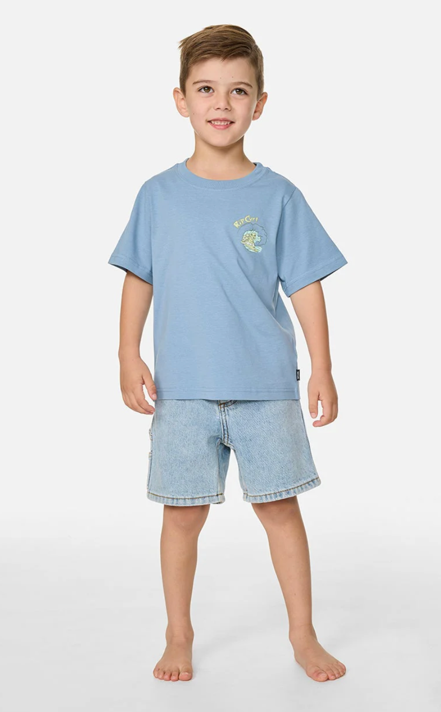 Rip Curl ride the waves art t-shirt
