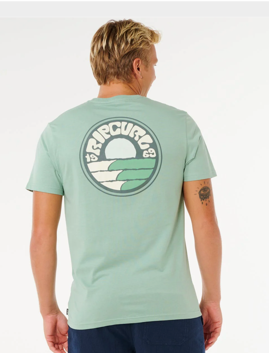 Rip Curl pacific rinse stacked  t-shirt