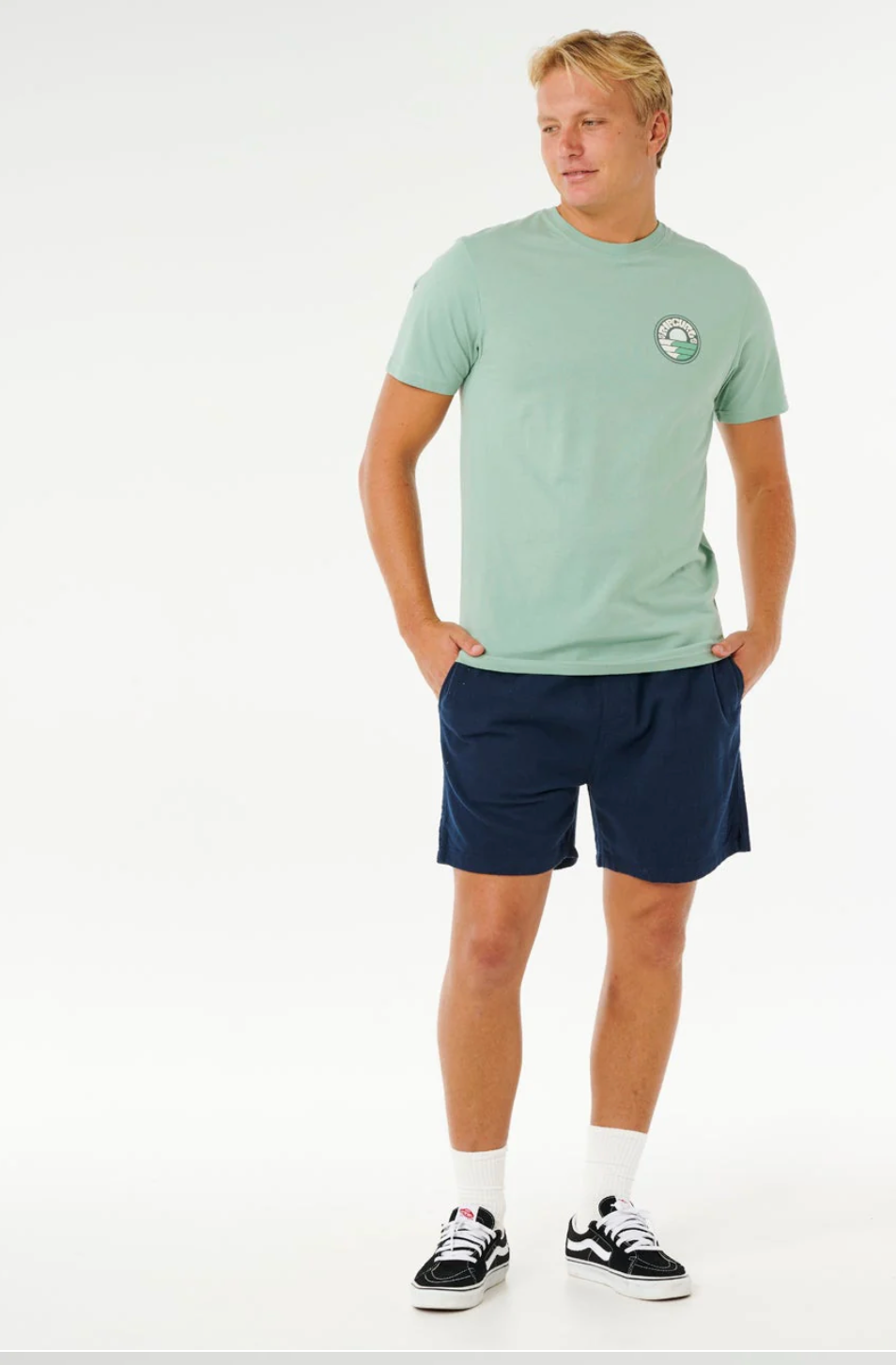 Rip Curl pacific rinse stacked  t-shirt