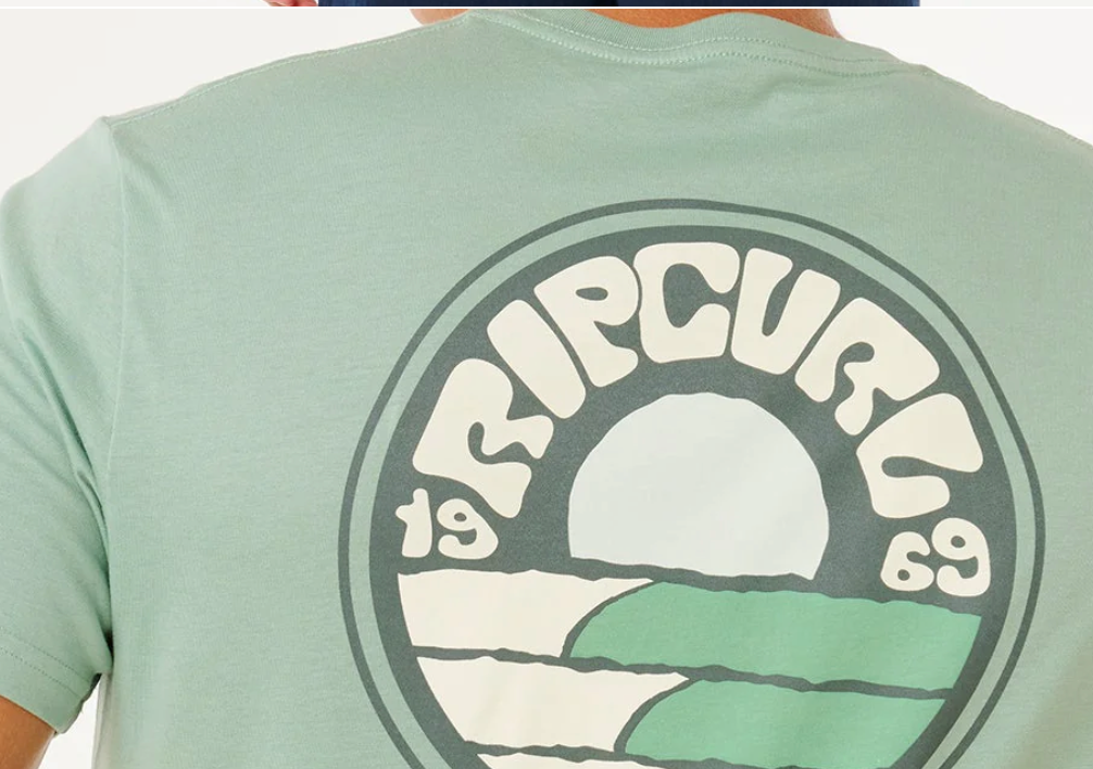 Rip Curl pacific rinse stacked  t-shirt