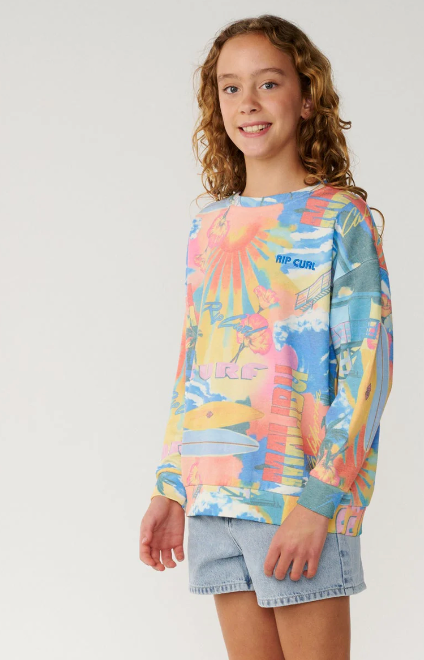 Rip Curl surf side relaxed crew jumper