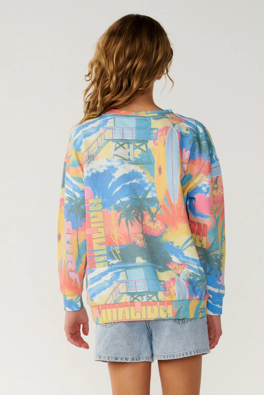 Rip Curl surf side relaxed crew jumper