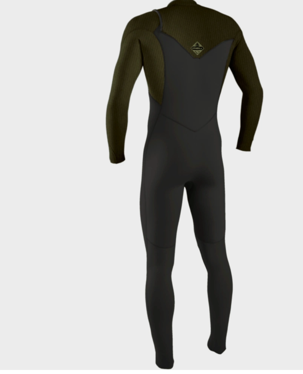 O'NEILL Mens Hyperfreak 3/2mm+ Chest Zip Wetsuit - 5343