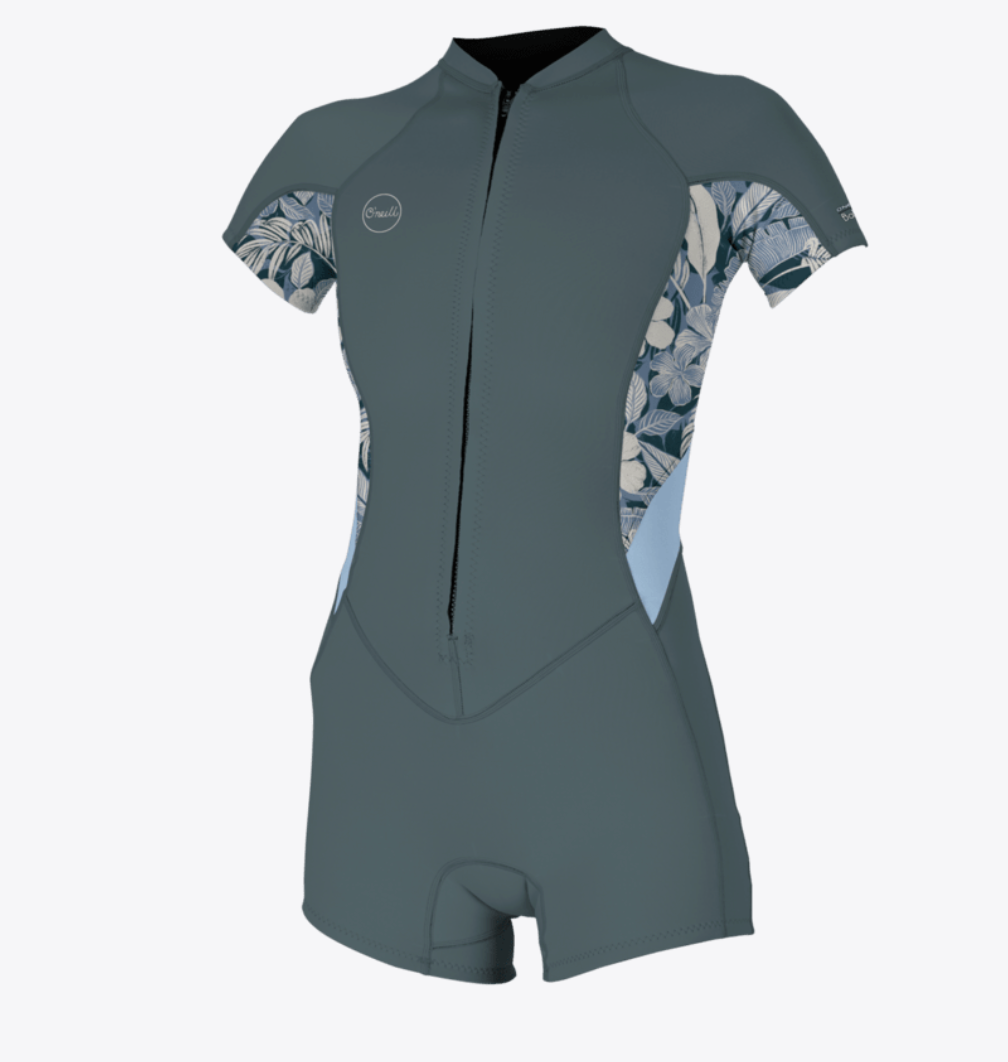 O'neill womens Bahia 2/1 Front Zip S/S Spring wetsuit 5293