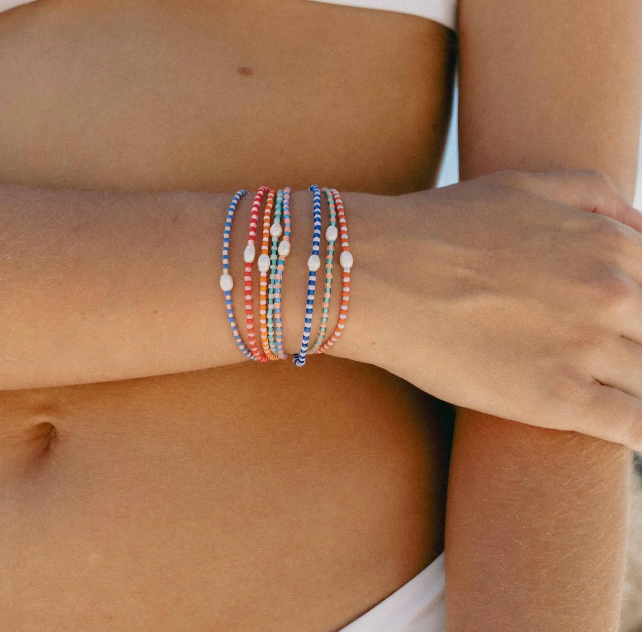 MUTIARA DAINTY BEADED PEARL BRACELET - PB-012