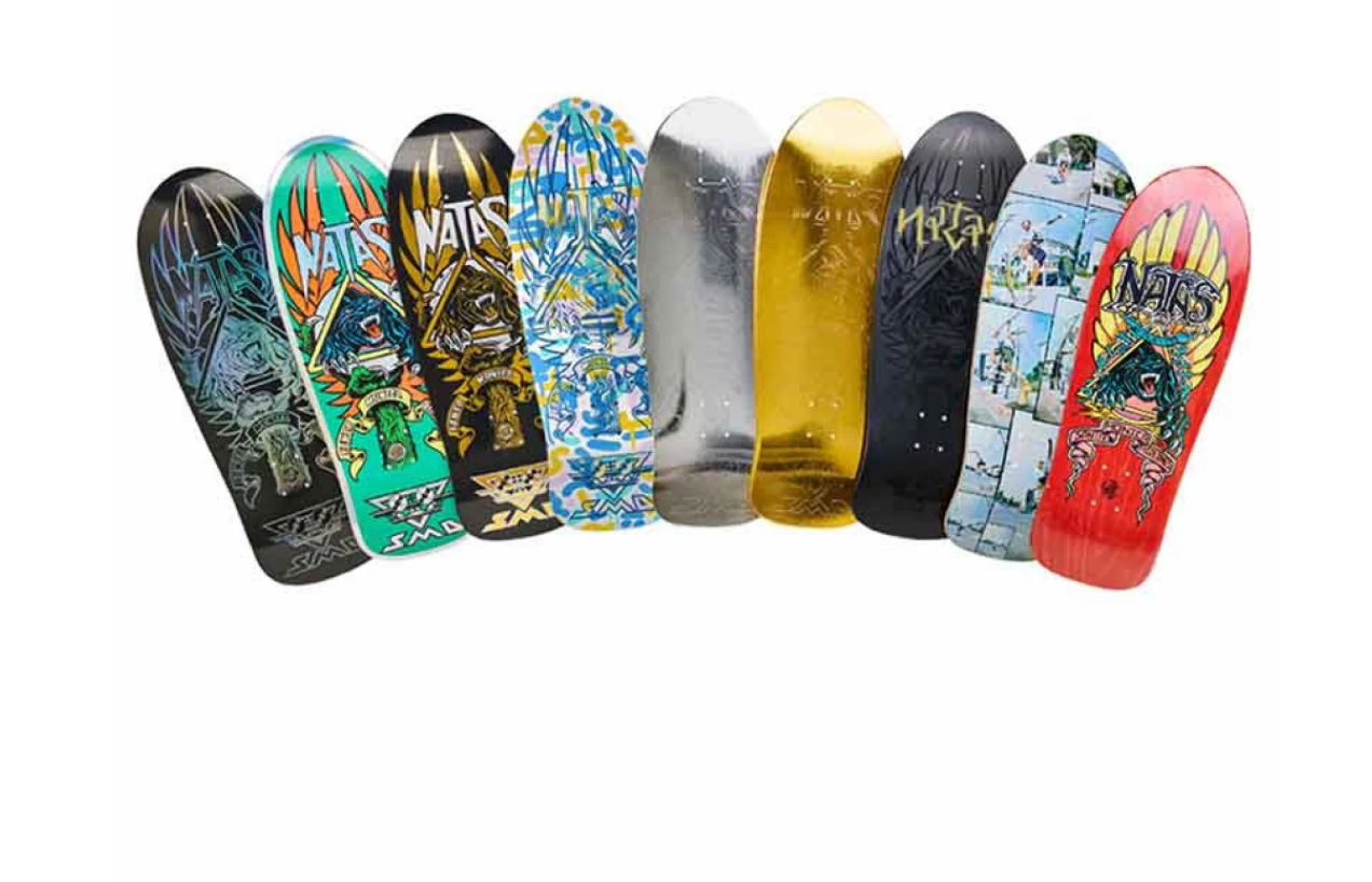 Santa Cruz SMA Natas Panther Reissue Skateboard Deck Blind Bag Silver Foil