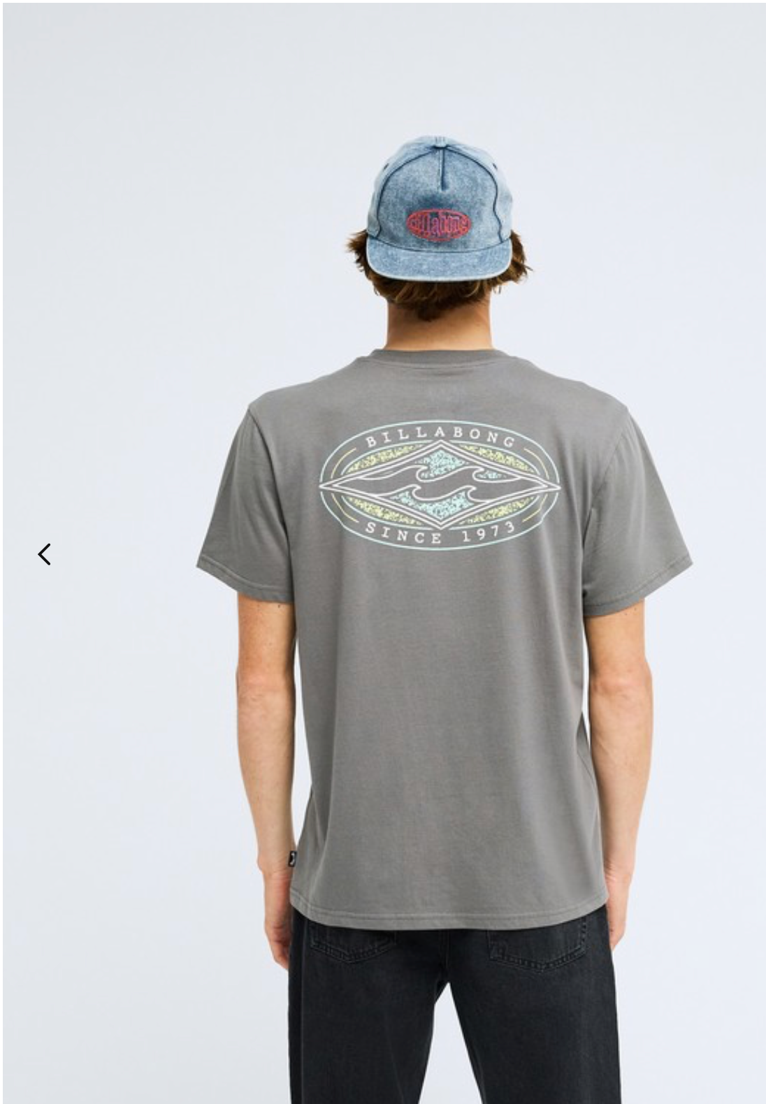 Billabong -  Diamond Vision Men Grey Short Sleeve T-Shirt