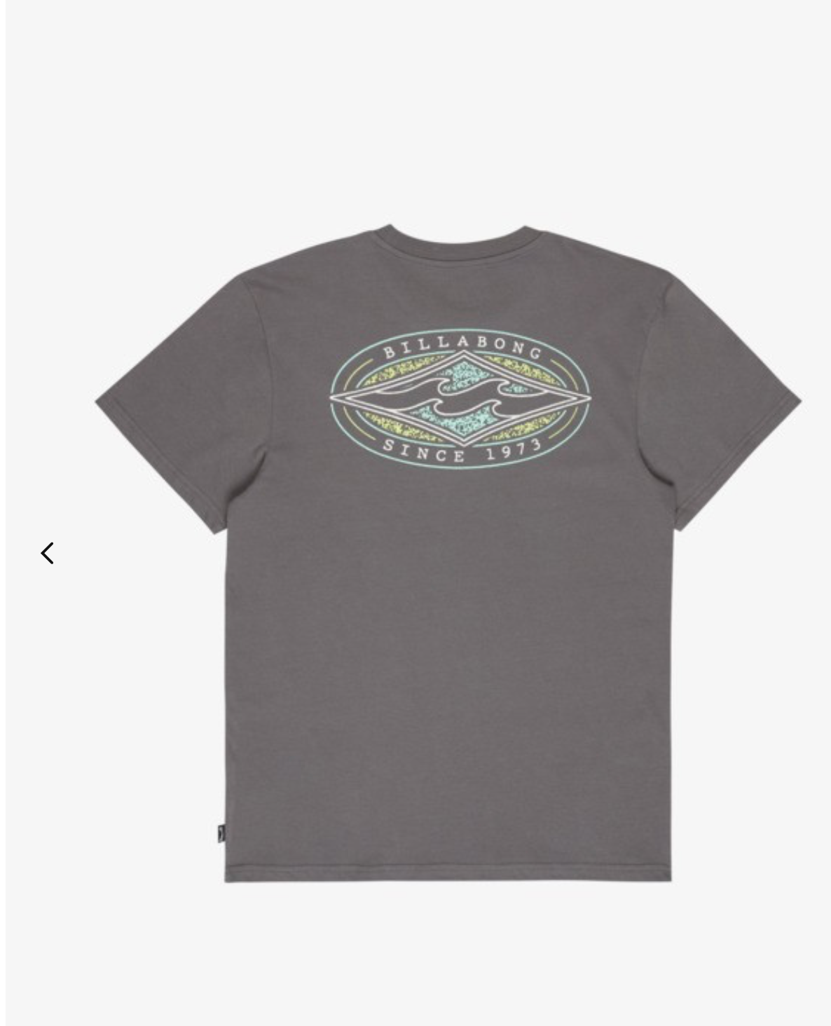 Billabong -  Diamond Vision Men Grey Short Sleeve T-Shirt