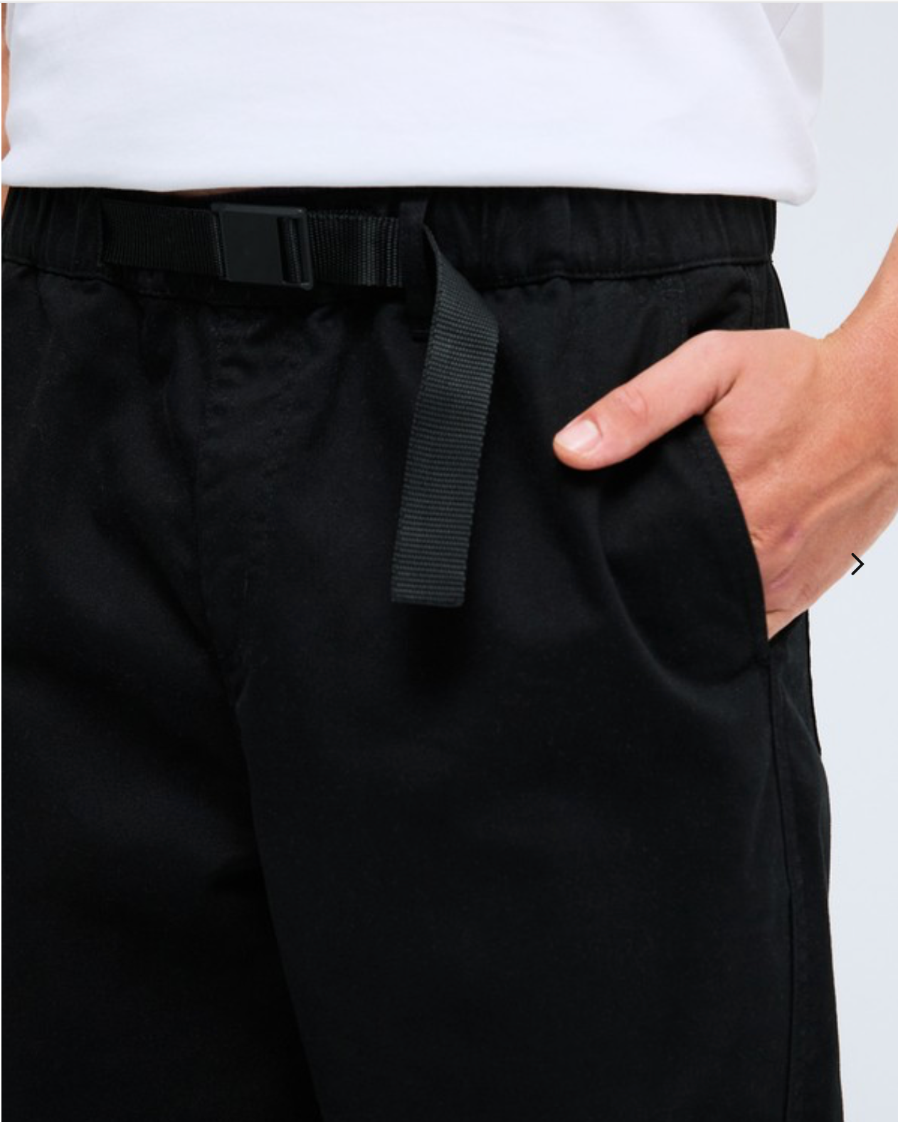 Billabong -Lennox Men Black Elasticated Trousers
