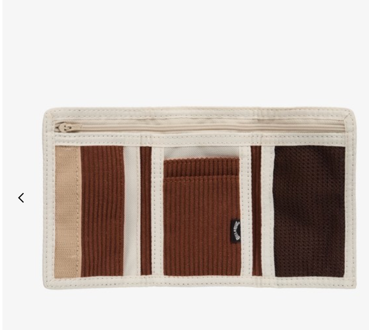 Billabong Tribong Men White Corduroy Wallet