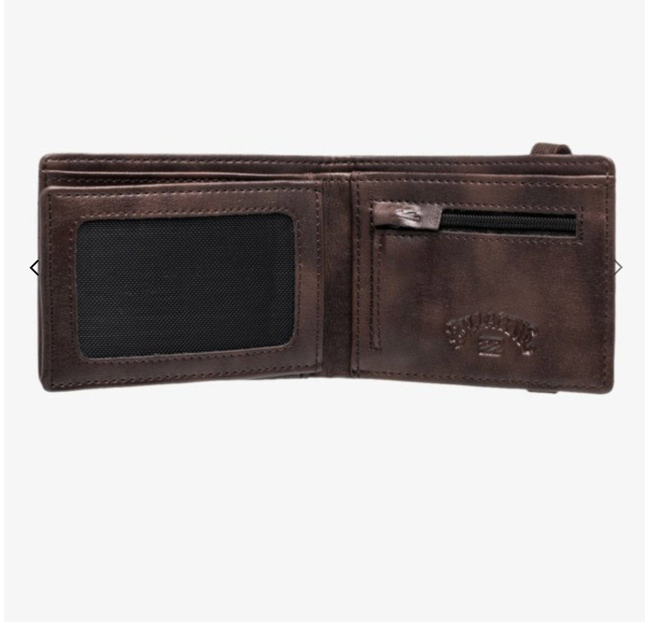 Billabong -  Locked Men Brown Tri-Fold Wallet