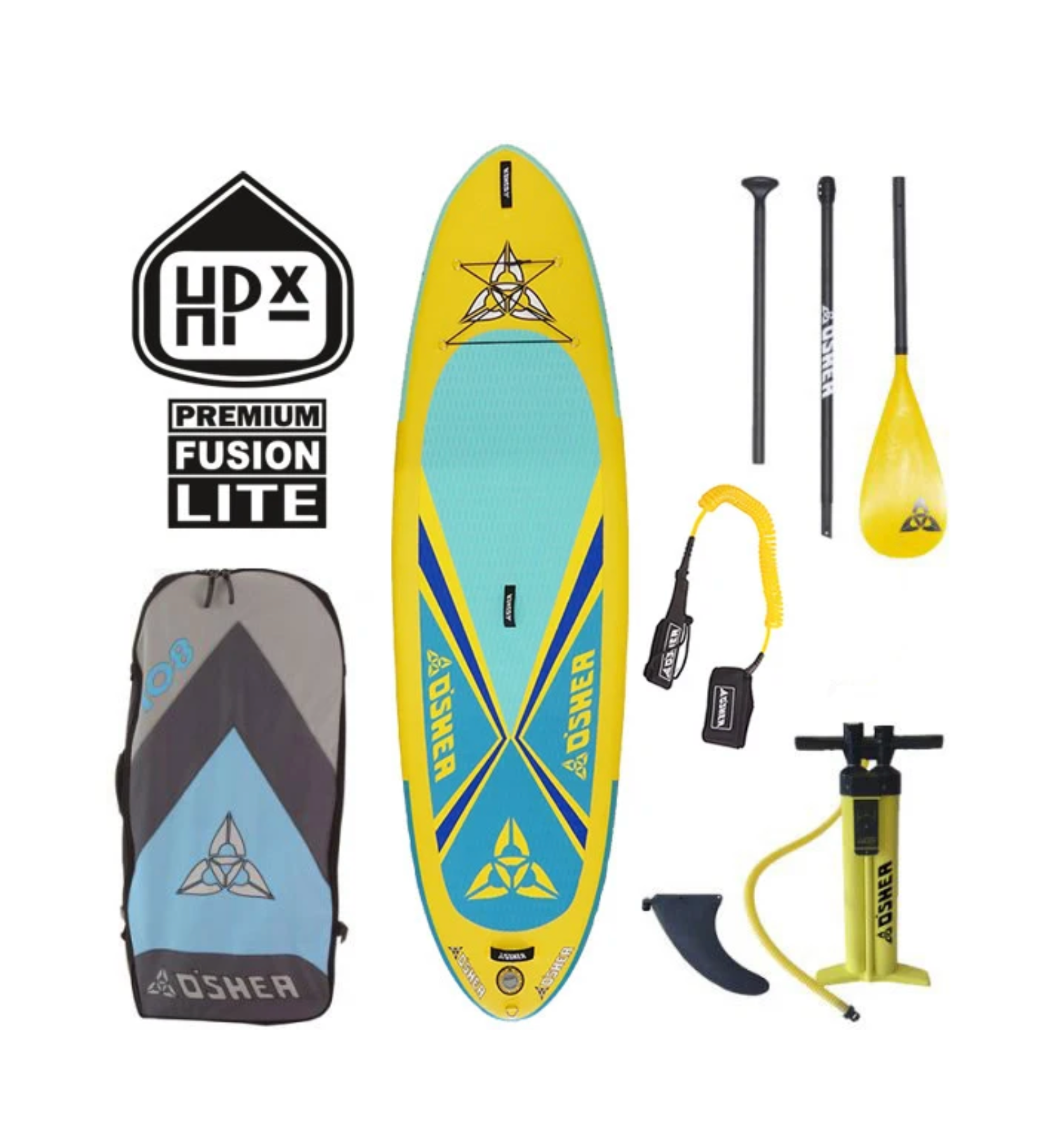 O'SHEA 10'8" HPx INFLATABLE SUP PACKAGE
