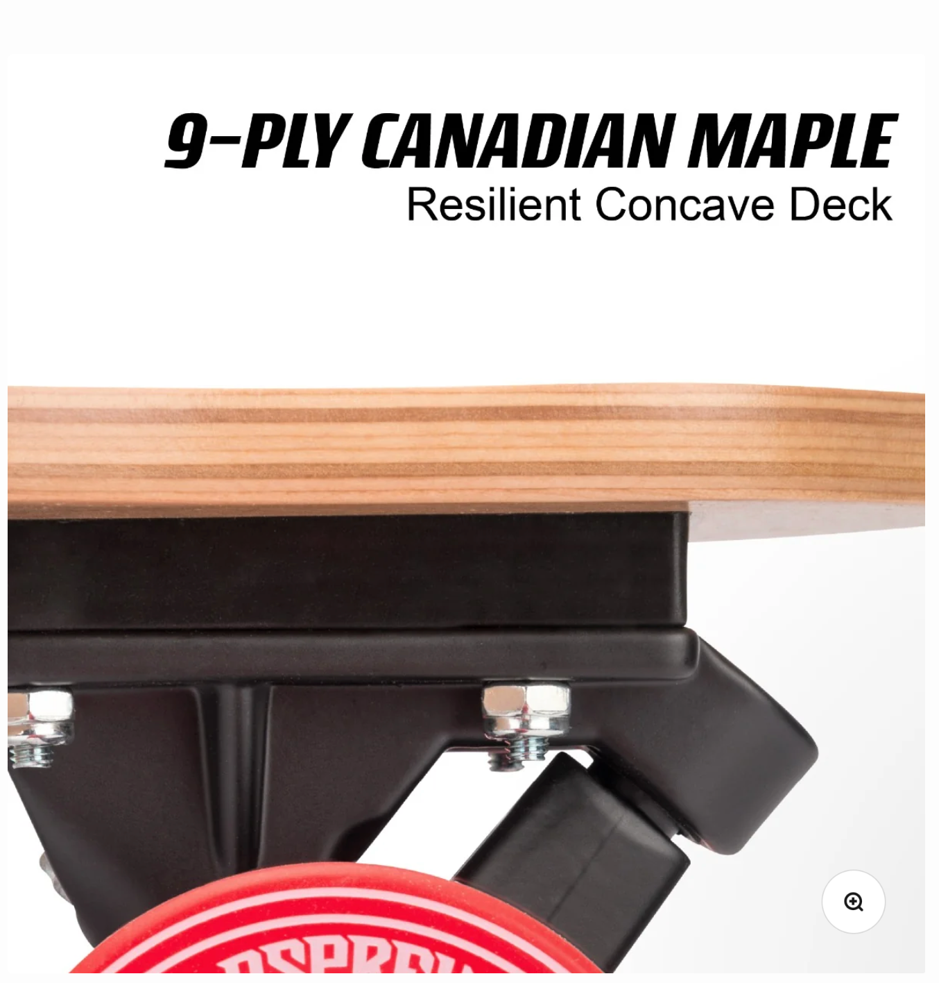 OSPREY - 41" Twin Tip Longboard Skateboard - Cube