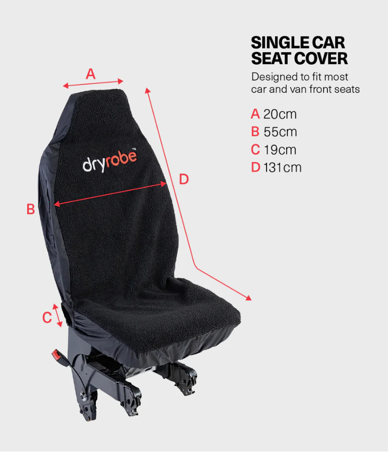 DRYROBE Sand Camo Black Car Seat Cover