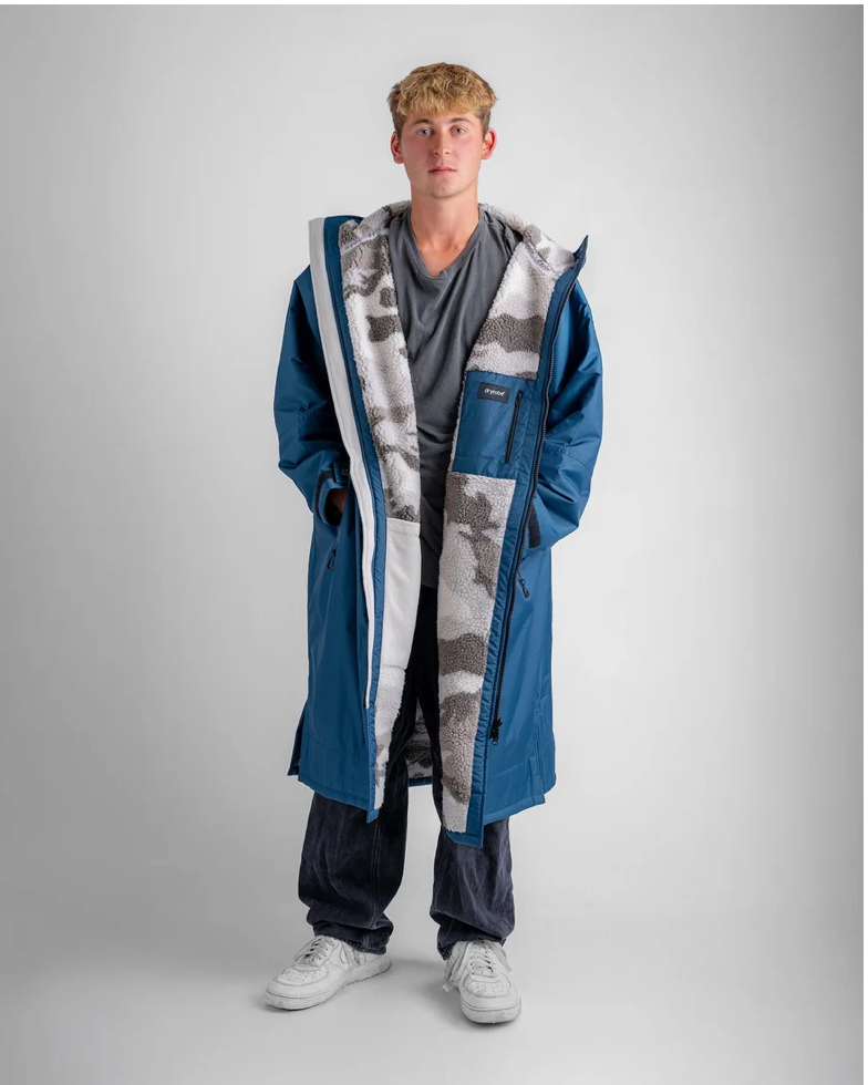 DRYROBE Deep Sea Blue Camo Advance Changing Robe