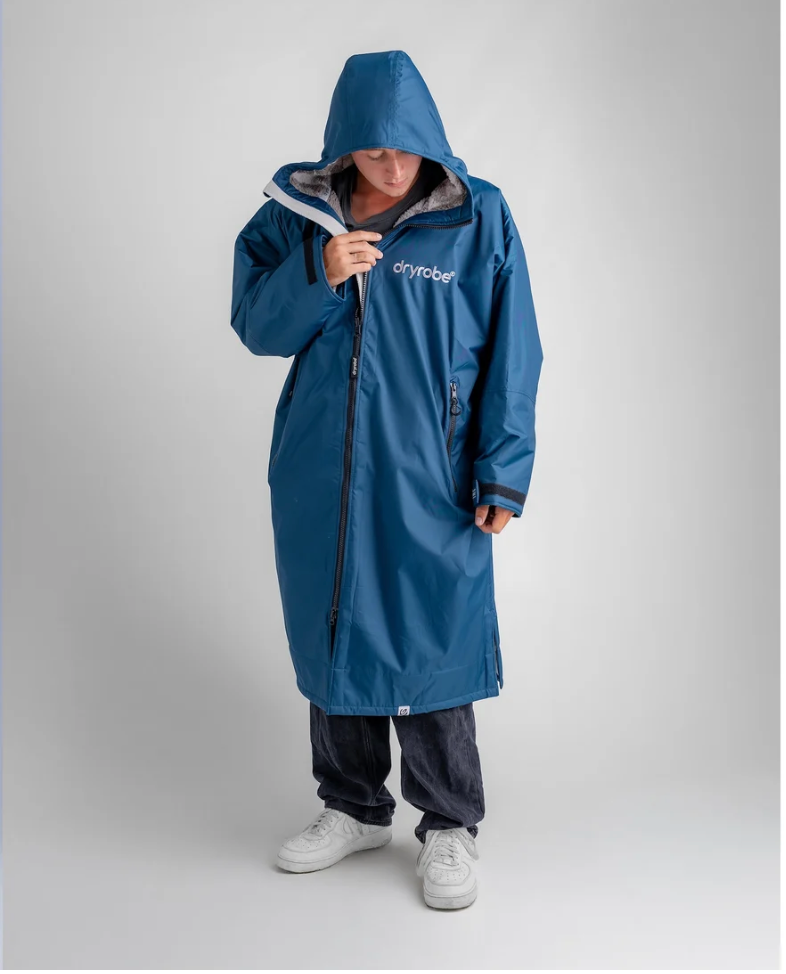 DRYROBE Deep Sea Blue Camo Advance Changing Robe