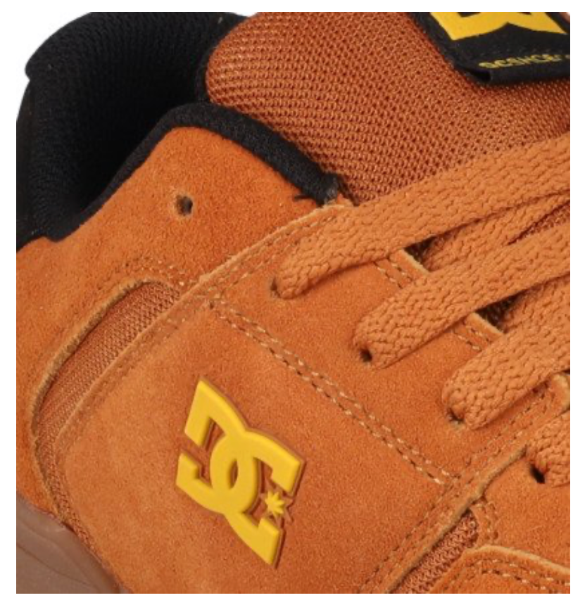 DC Central Men Brown Leather Trainers