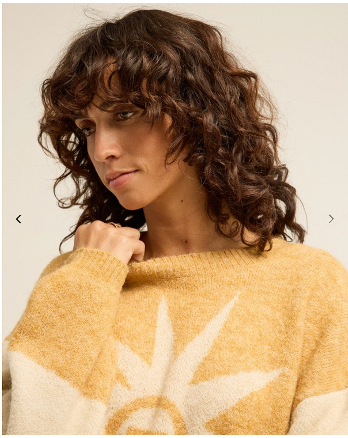 Billabong Forever Friends Women Yellow Jumper