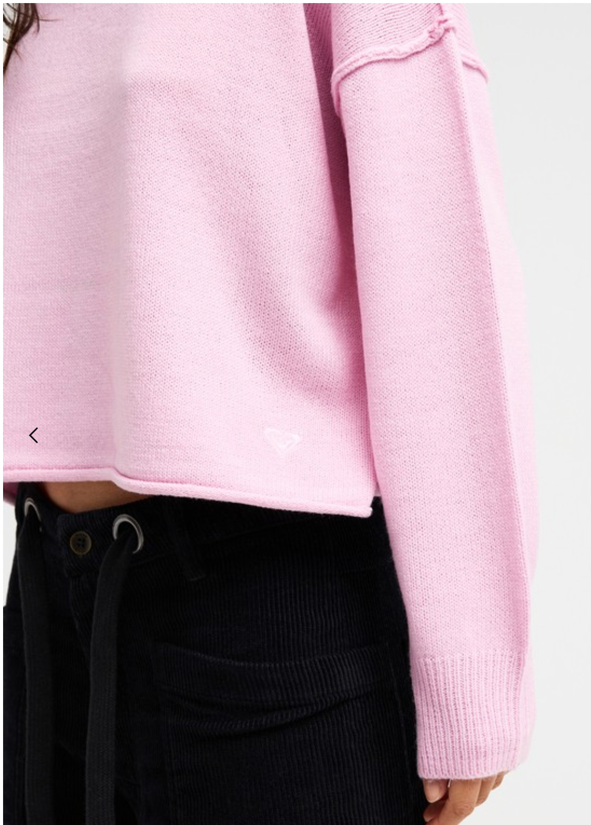 ROXY Something Cute Women Pink Crew Neck Jumper