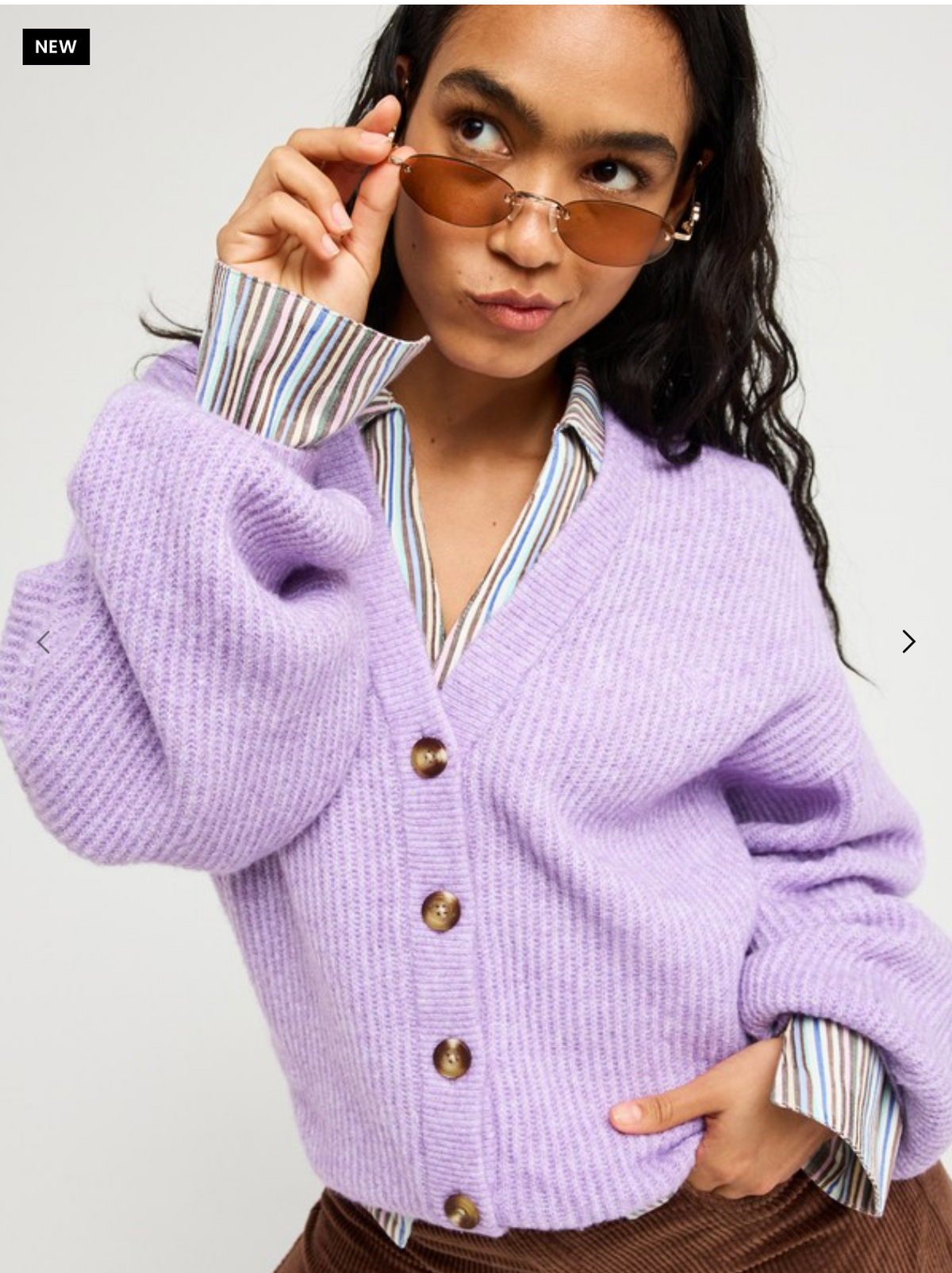 ROXY Deep As The Ocean Women Purple Cardigan
