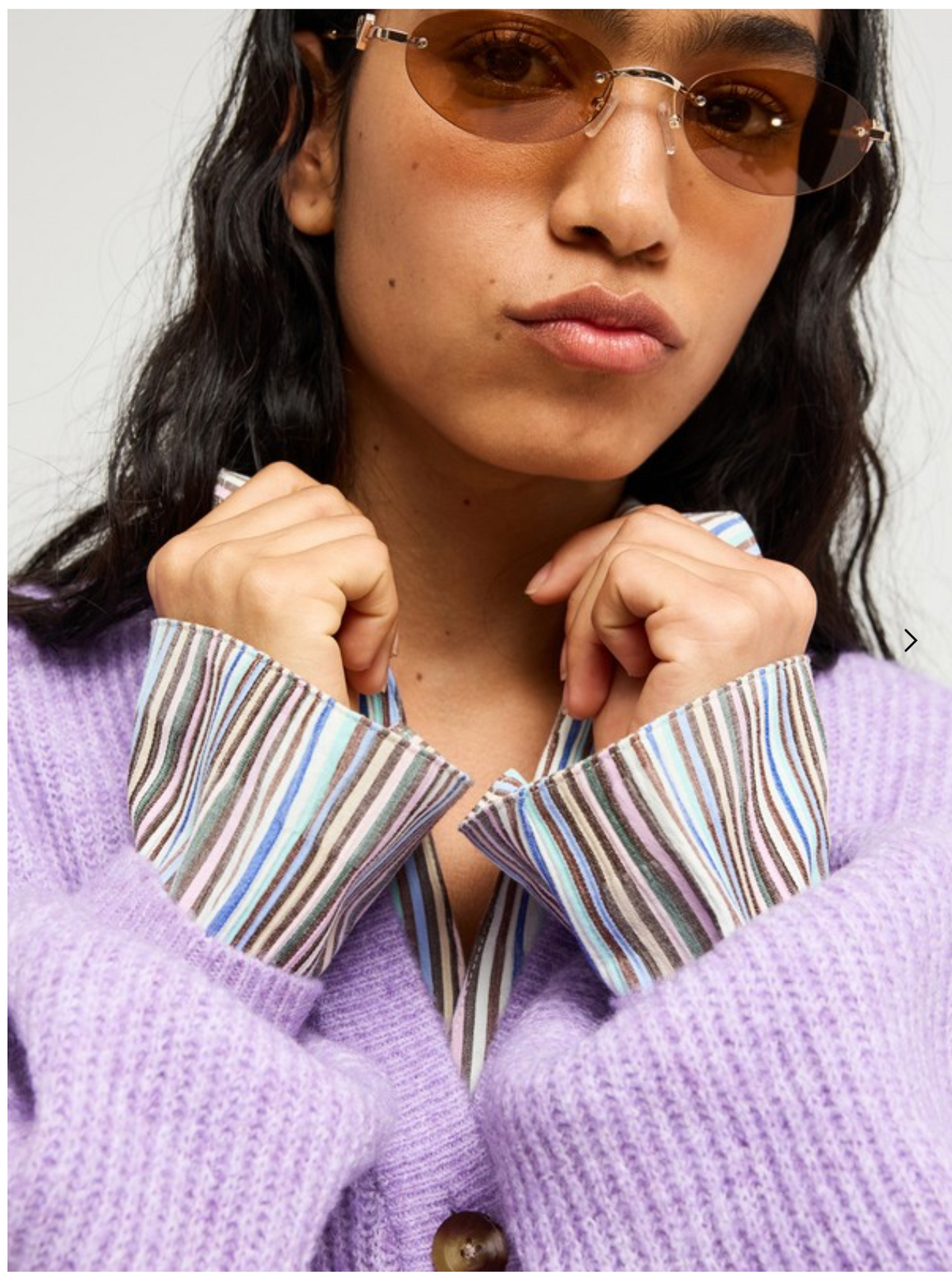 ROXY Deep As The Ocean Women Purple Cardigan