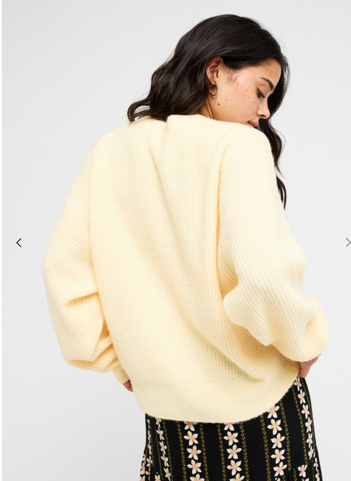 ROXY Loomed Horizon Women Yellow Jumper