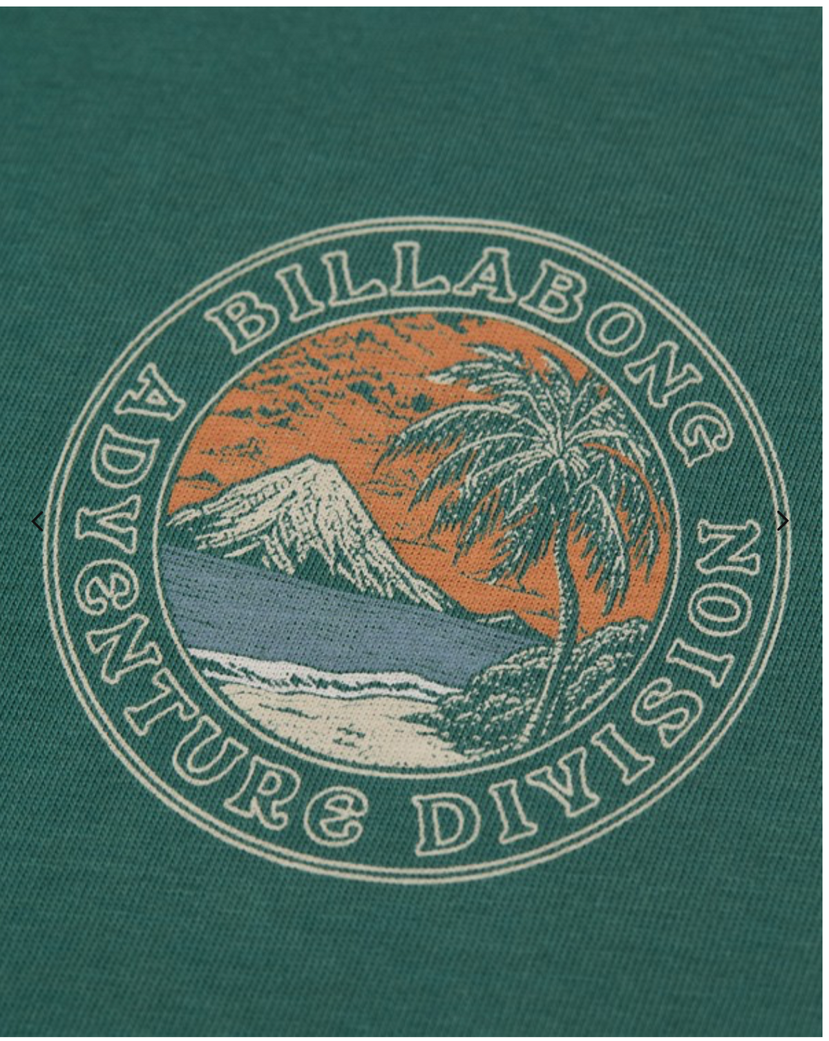 Billabong Rockies Men Green Short Sleeve T-Shirt