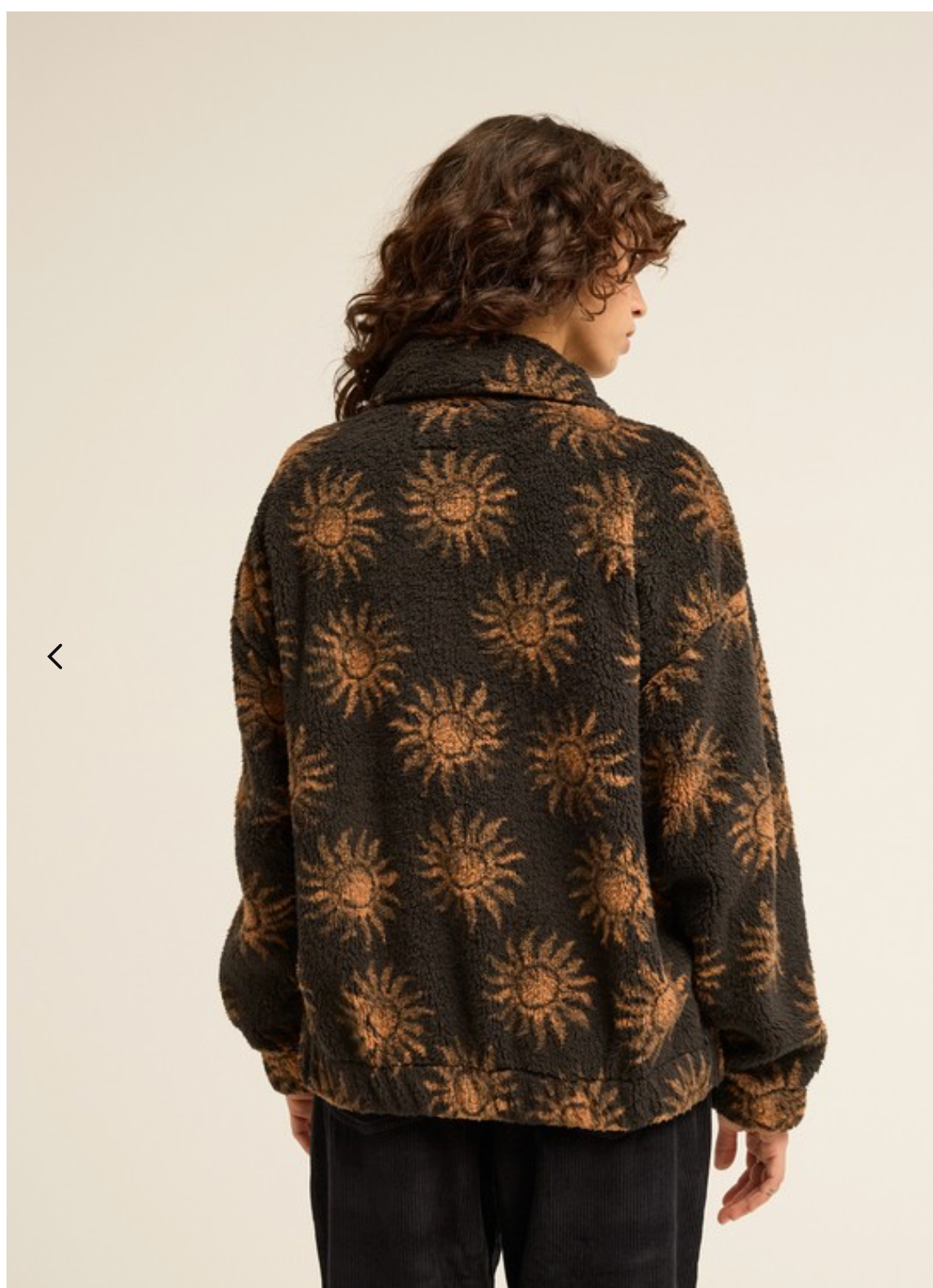 Billabong First Light Women Black Half Zip Fleece