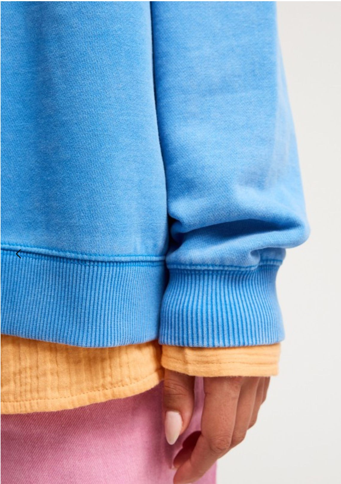 ROXY Lineup Women Blue Oversized Sweatshirt