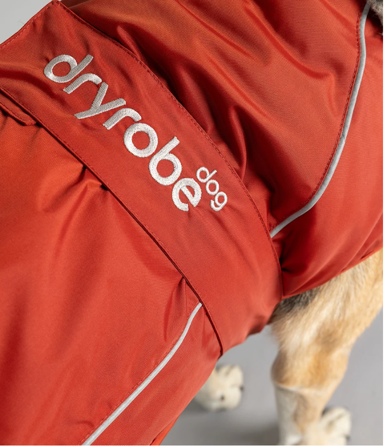 DRYROBE Burnt Orange Dog Coat