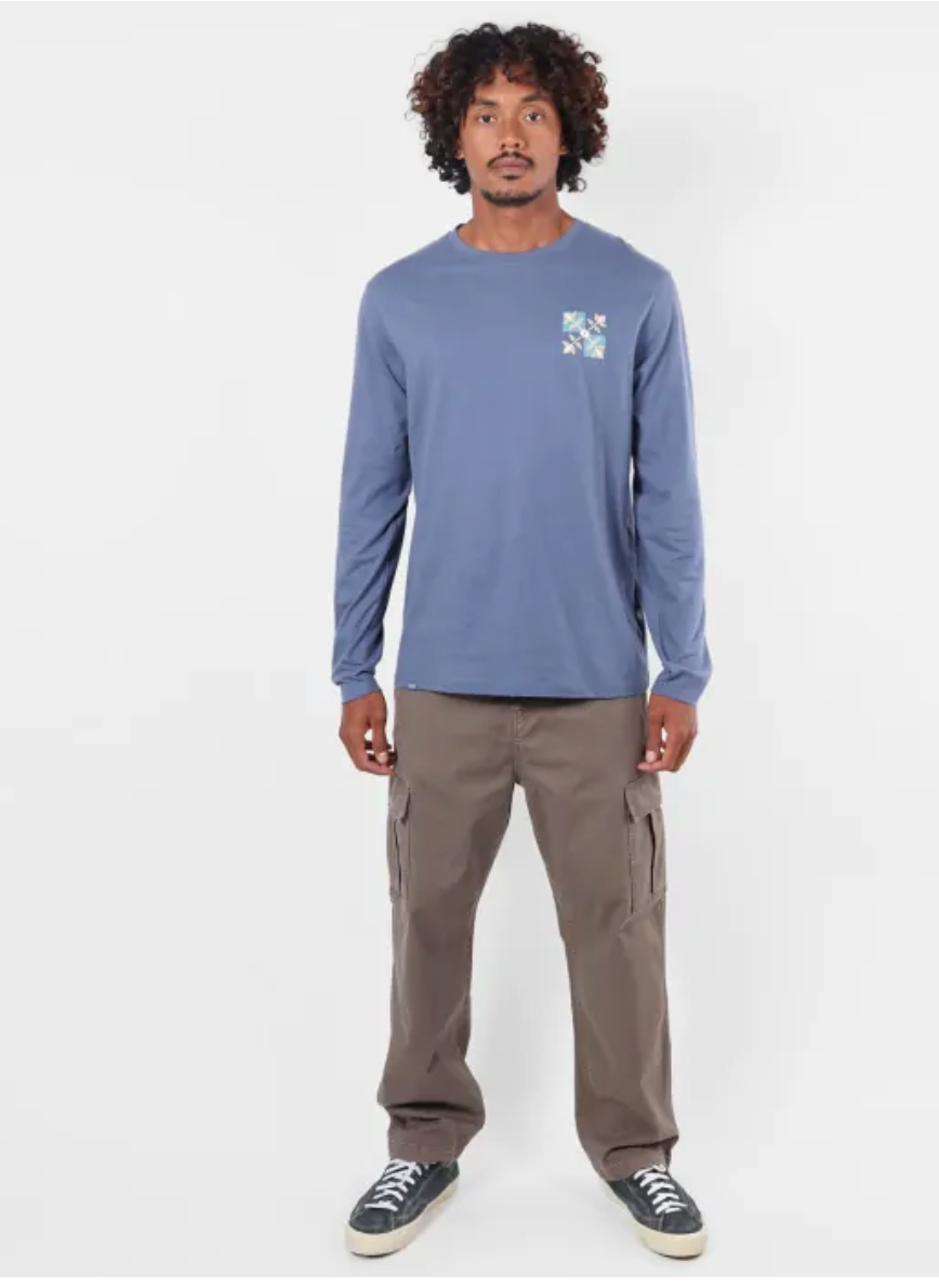 OXBOW LONG-SLEEVE ORGANIC COTTON T-SHIRT TILE