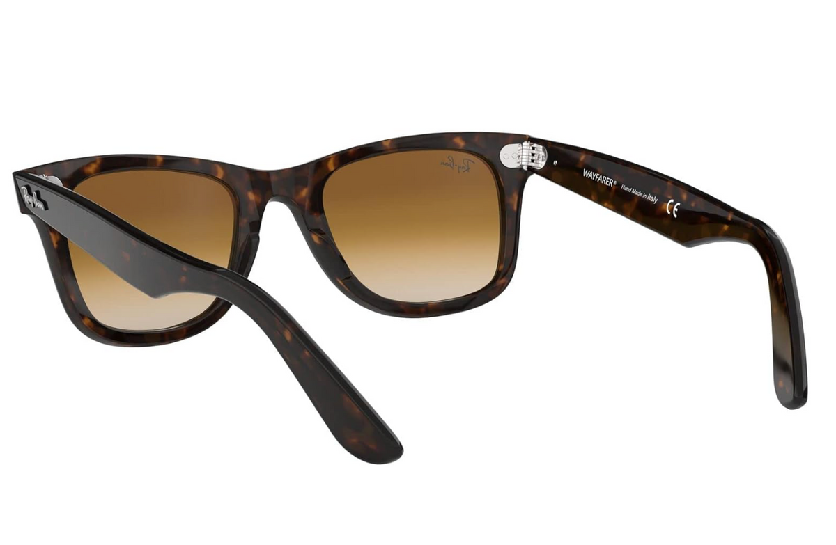 RAY BAN Wayfarer  , with clear gradient brown lenses and tortoise frame ==SALE ==