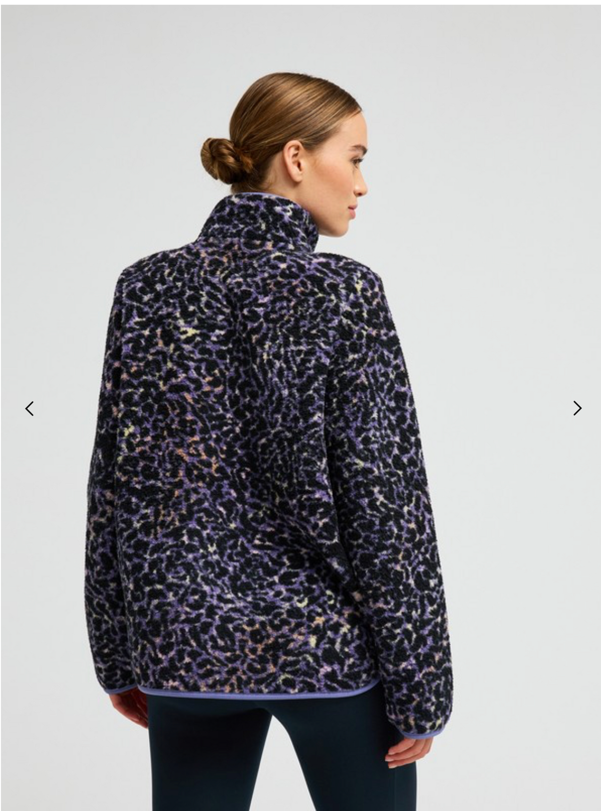 ROXY Waves Of Warmth Women Purple Sports Fleece