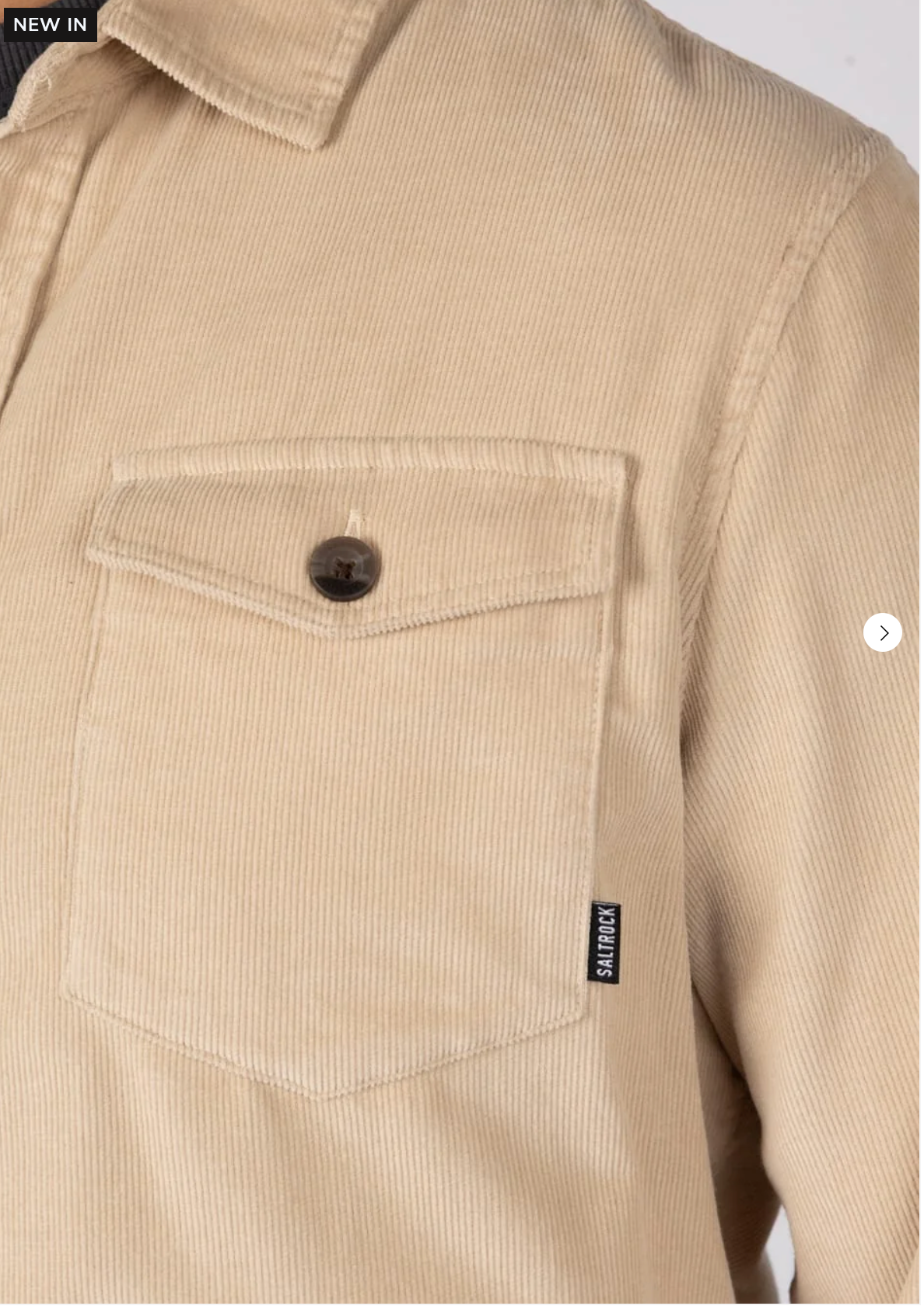 SALTROCK Lyon Mens Long Sleeve Cord Shirt
