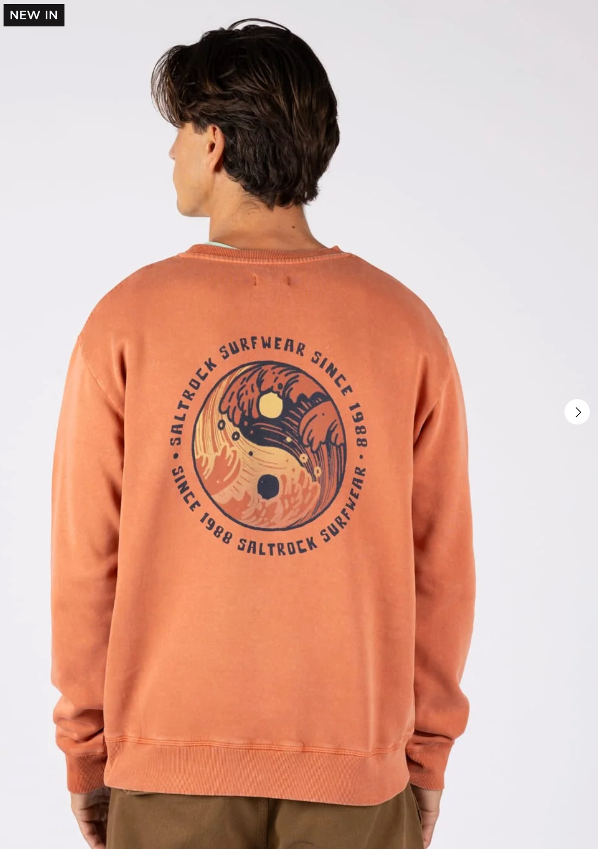 SALTROCK Yin Yang Wave Mens Sweatshirt