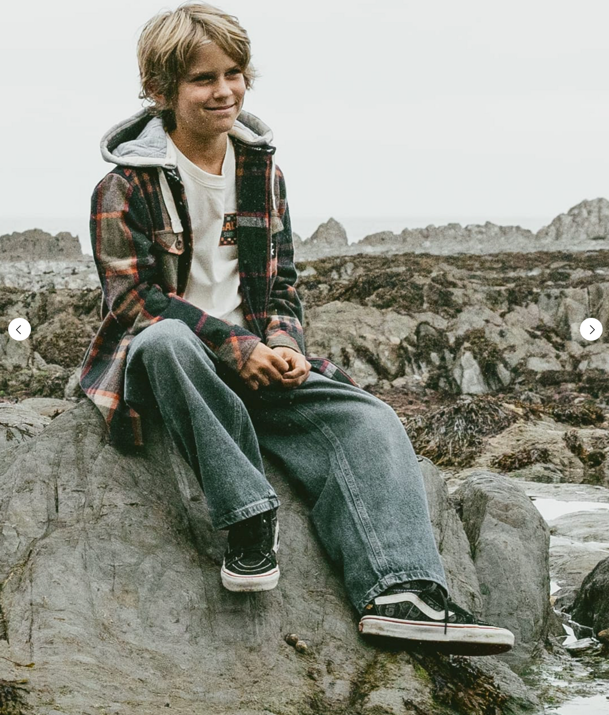 SALTROCK Strait Kids Long Sleeve Shirt Hooded