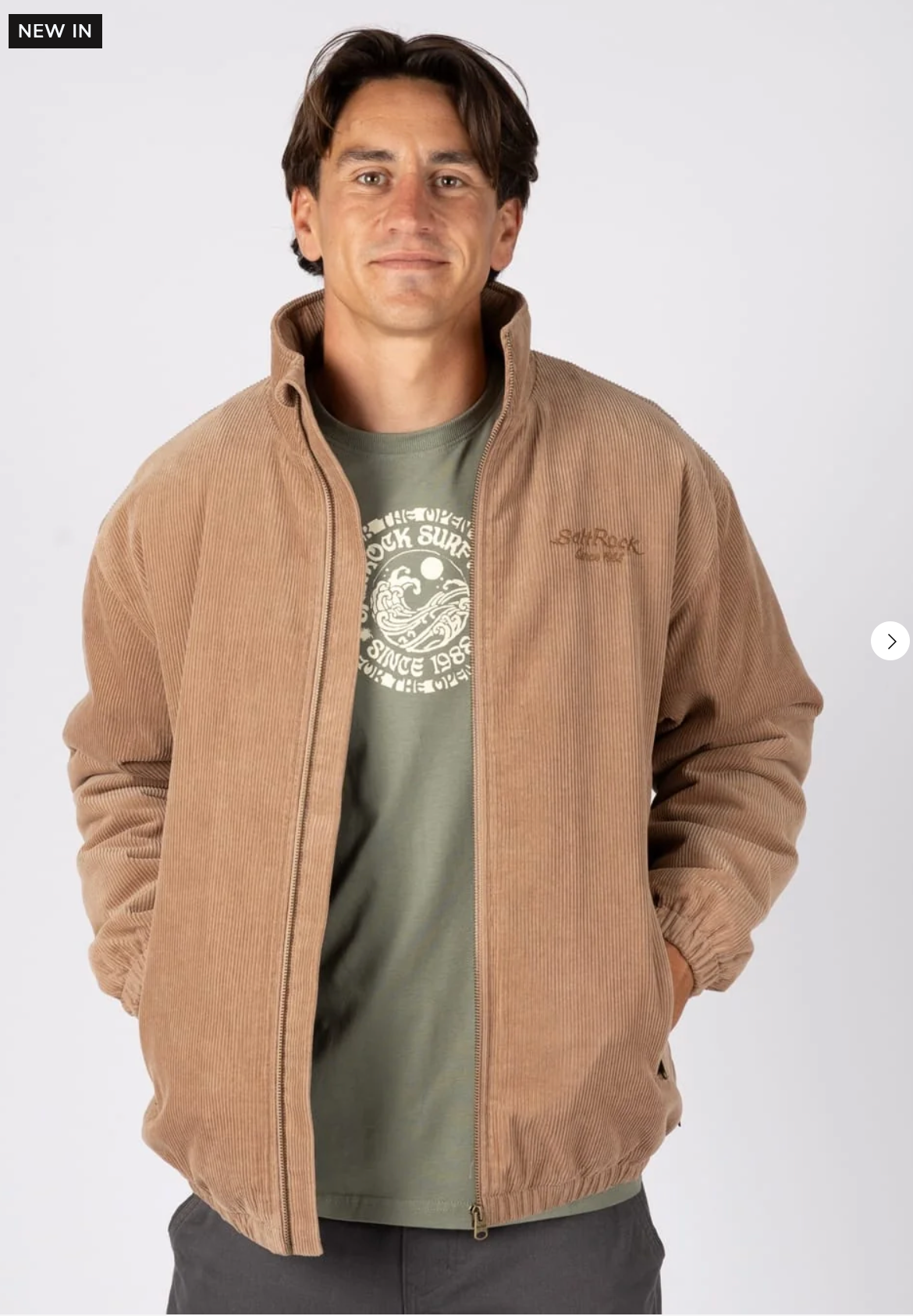 SALTROCK Rogue Mens Padded Cord Jacket